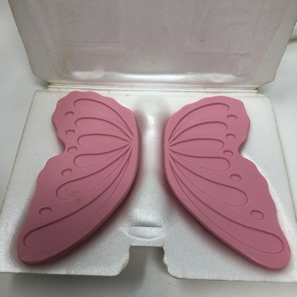 Butterfly Glass Soap Dish Avon Wings of Beauty 2 Hostess Fragrance Soaps NOS - Picture 4 of 11